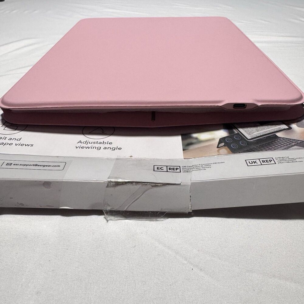 iPad Air 13 Inch Case with Keyboard,EST Ascend,Pink Magnetic Detachable Keyboard - Picture 8 of 9